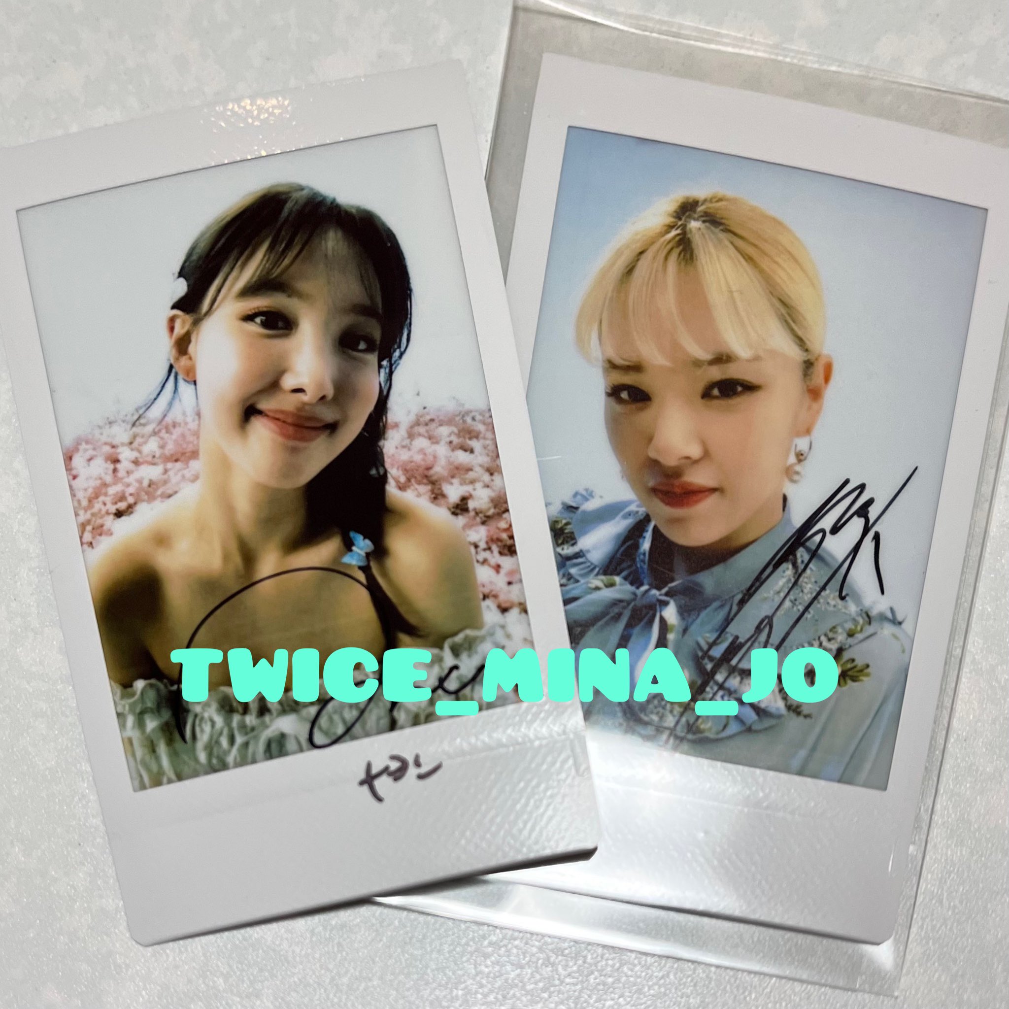 TWICE ENEMY ジョンヨン 直筆 チェキ TWICE ENEMY ジョンヨン 直筆