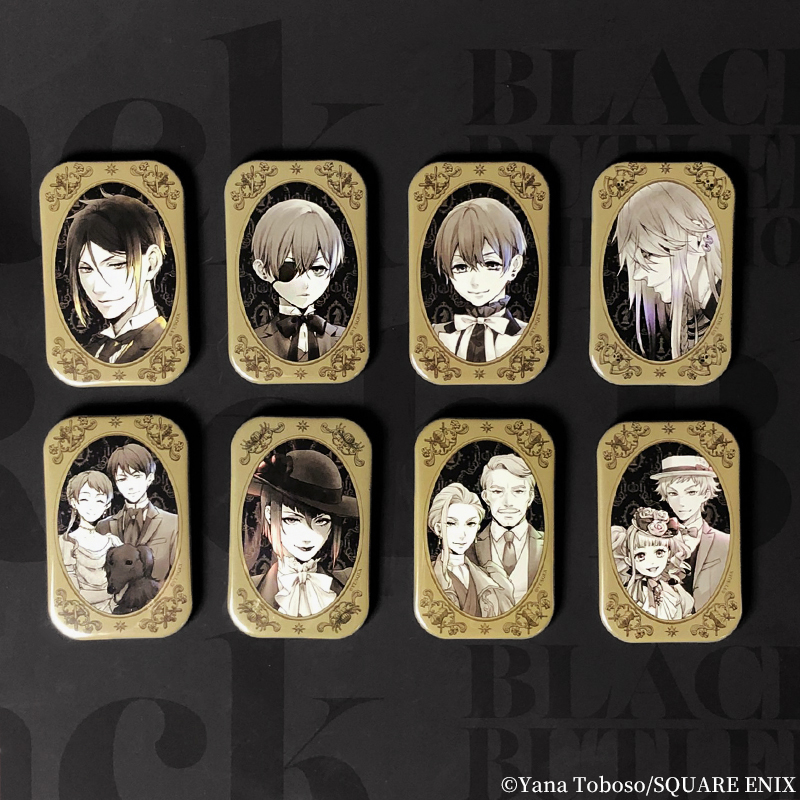 黒執事展 通販情報】 □トレーディング缶バッジ -Rich Black