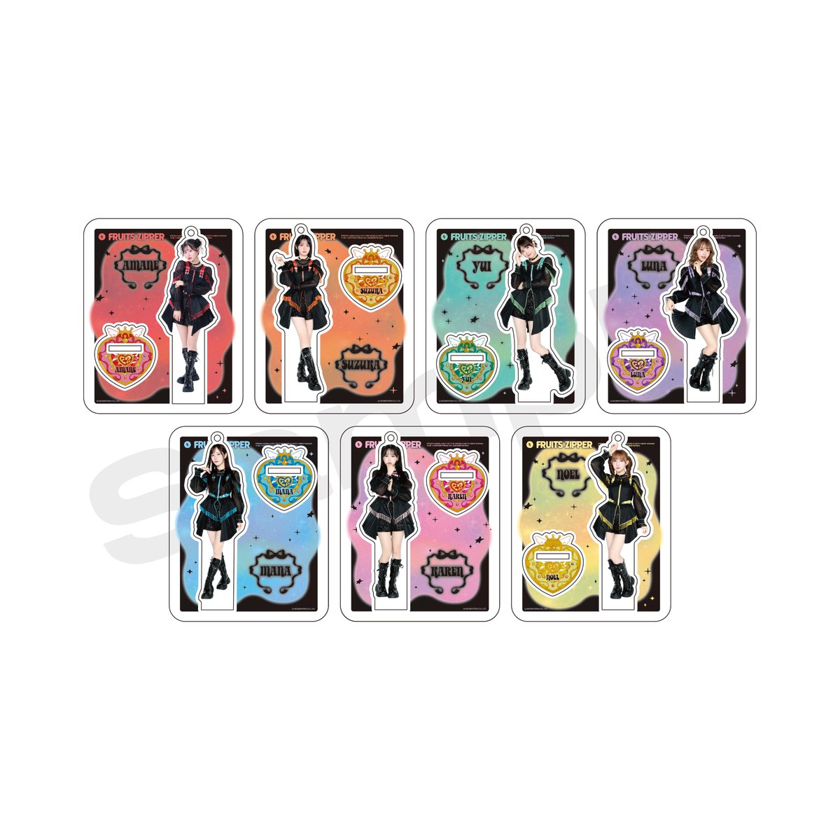 ✨🆕FRUITS ZIPPERメンバー別アクスタ🆕✨ 3種類の🆕アクスタ要