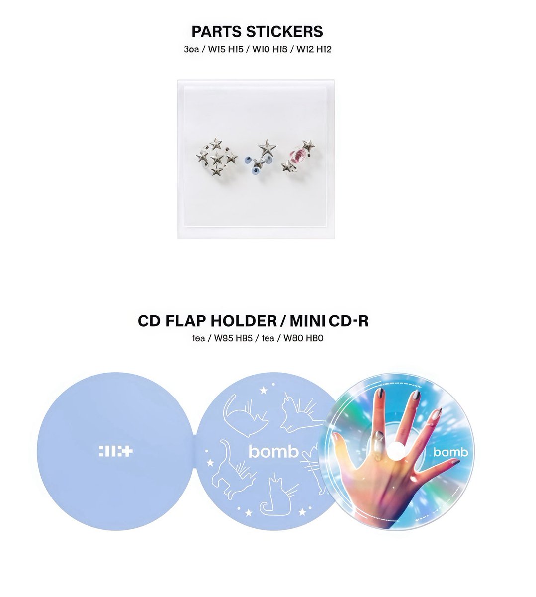 🤍🤍🤍 ILLIT [bomb] 🤍🤍🤍 📍MERCH ver. 🆕️ イヤモニ風イヤホン