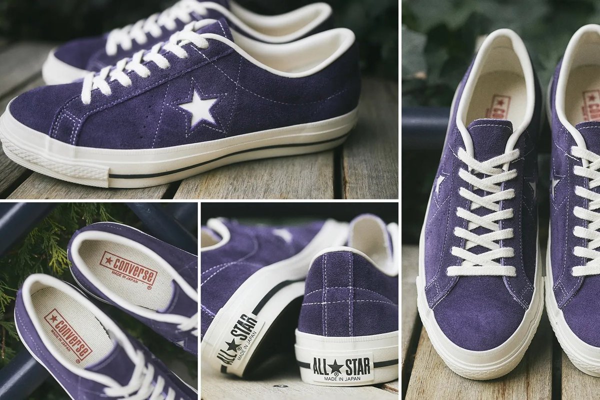 2025年 2/14 発売】 CONVERSE ONE STAR J SUEDE “Purple” (コンバース