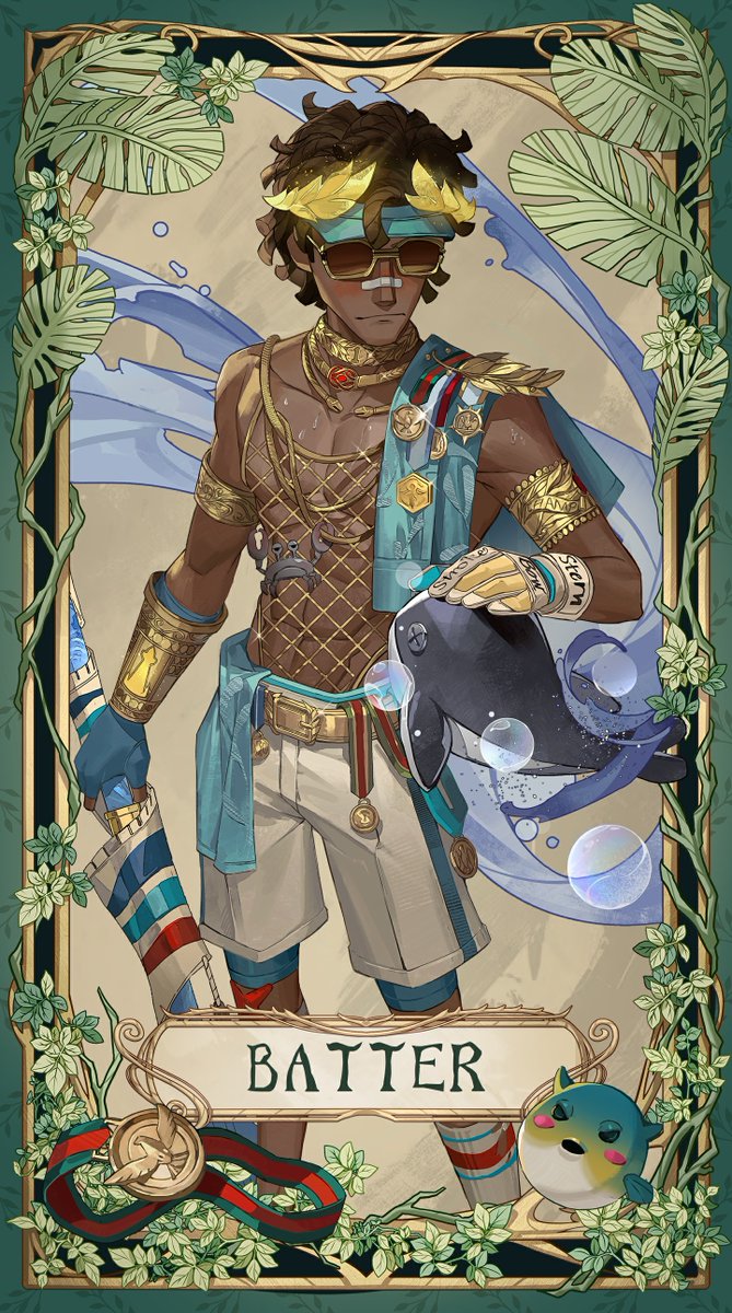 本日はカードNo.0529 バッツマン ガンジ・グプタの誕生日 打ち寄せる波