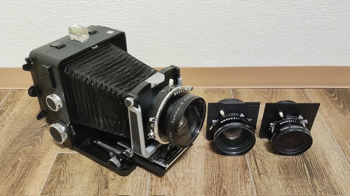 WISTA 45とSchneiderレンズ。 近いうちに撮影してみます♫ #WISTA