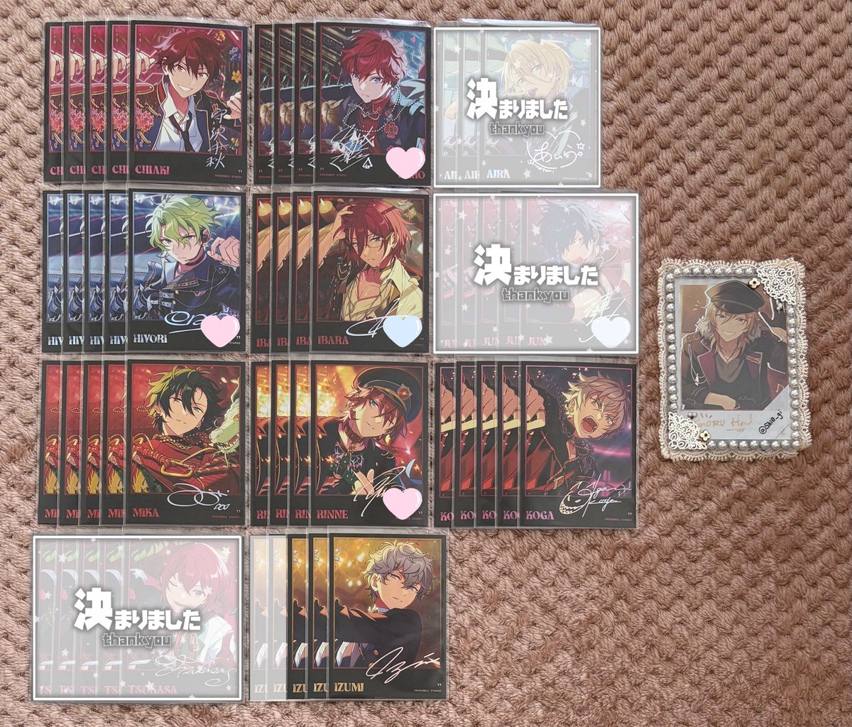 譲渡 ］ あんスタ 中国 星幻時序ポラロイド 第3弾 譲┊︎千秋 一彩 日