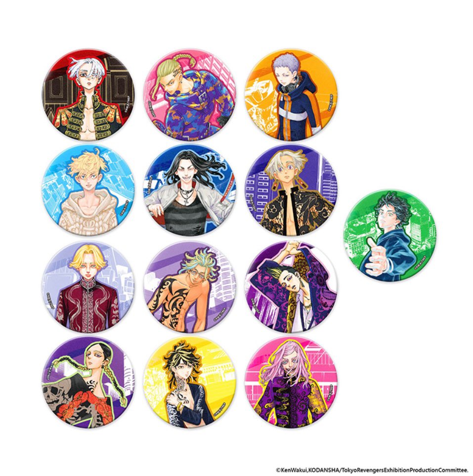 8 【譲渡希望】東京リベンジャーズ 東リべ 新体験展 台湾 胸章 カラー