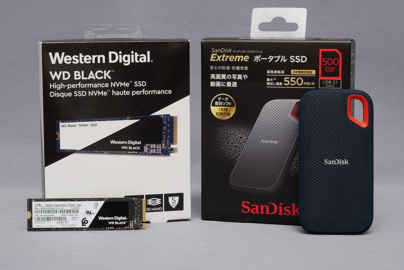 やじうまミニレビュー】速度が大幅向上したWD製の第2世代ハイエンドSSD