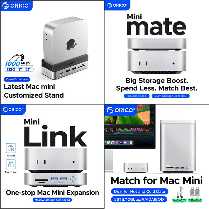 お得なクーポンあり!M4 Mac mini 2024やミニPCを スマートに40Gbps