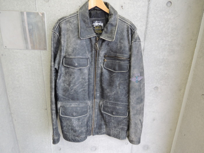 9月27日 OLD STUSSY レザージャケット : 下北沢の古着屋locals