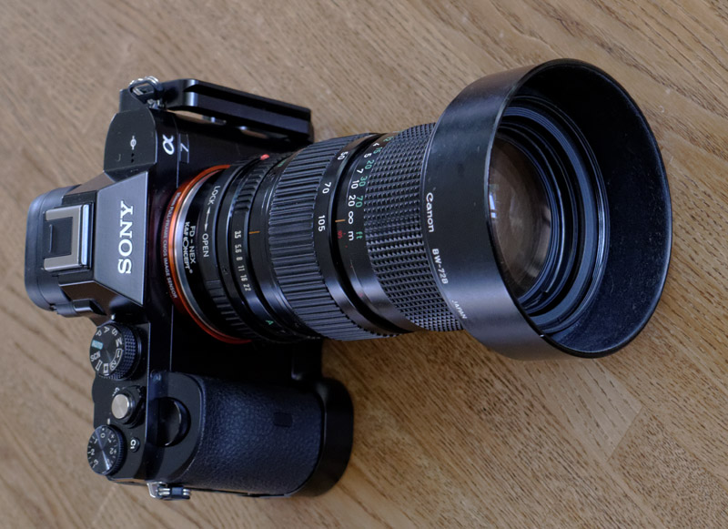 New FD 35-105mm F3.5 : inside out
