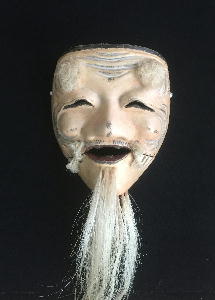 能面「白式尉」（はくしきじょう）できました。 : 正太郎のお面ブログ