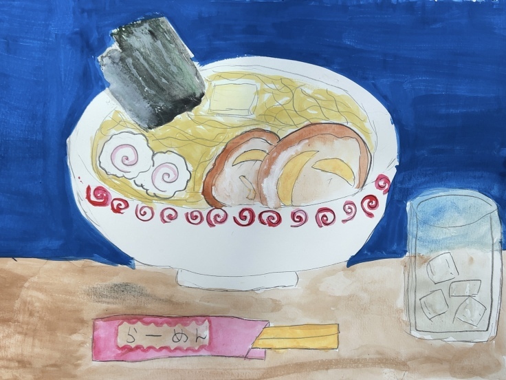 美味しそうなラーメン : 東西線浦安駅徒歩2分の絵画教室「Atelier創