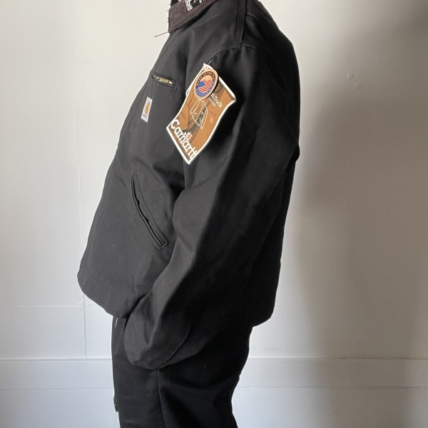 新品 00s USA製 carhartt J01 BLK デトロイト ジャケット 黒 48R
