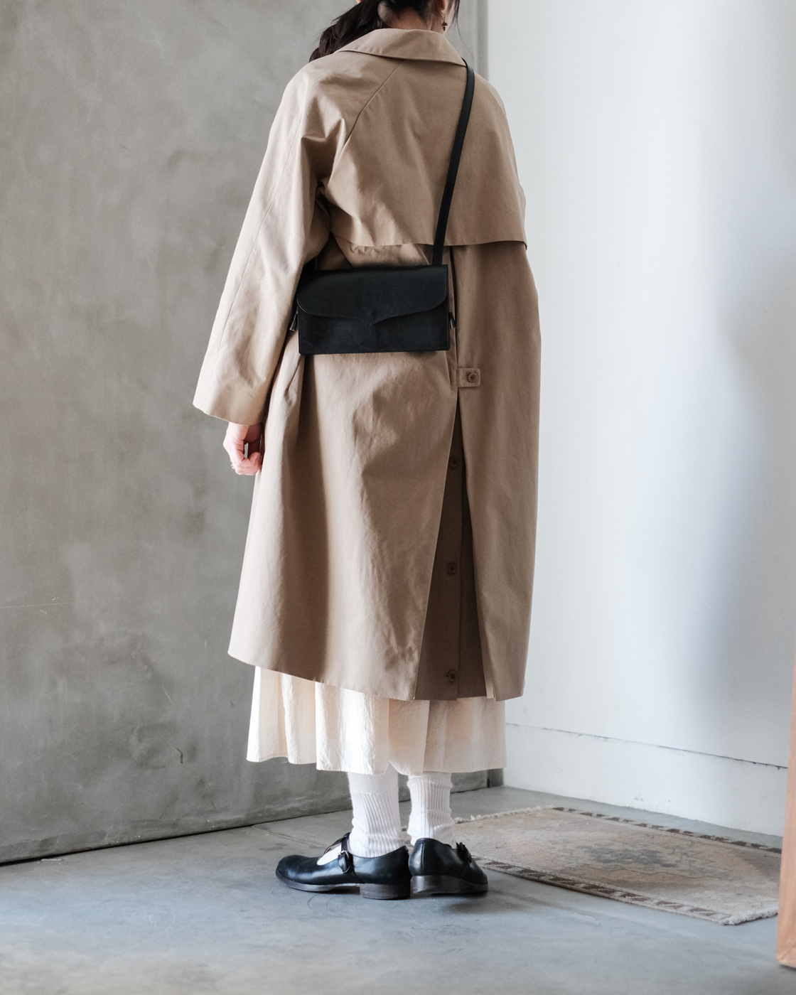 ステンカラーコート スタンダード col.Khaki | PEOPLE | ピープル