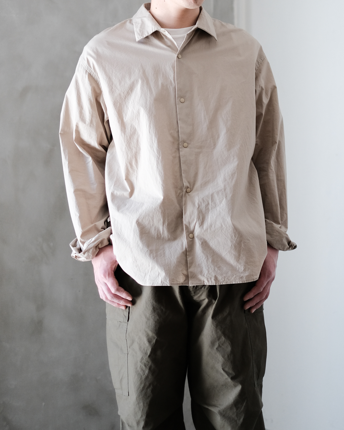 コンフォートシャツ エクストラワイド col.Olive | PEOPLE | ピープル