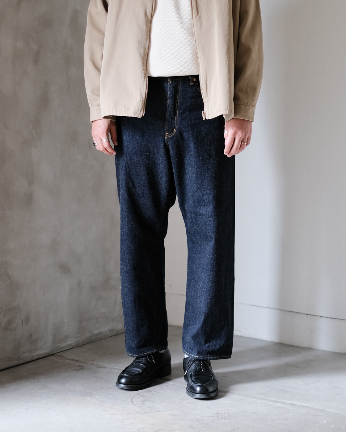 デニムワイドストレート19-13W (Men's) col.Indigo | PEOPLE | ピープル