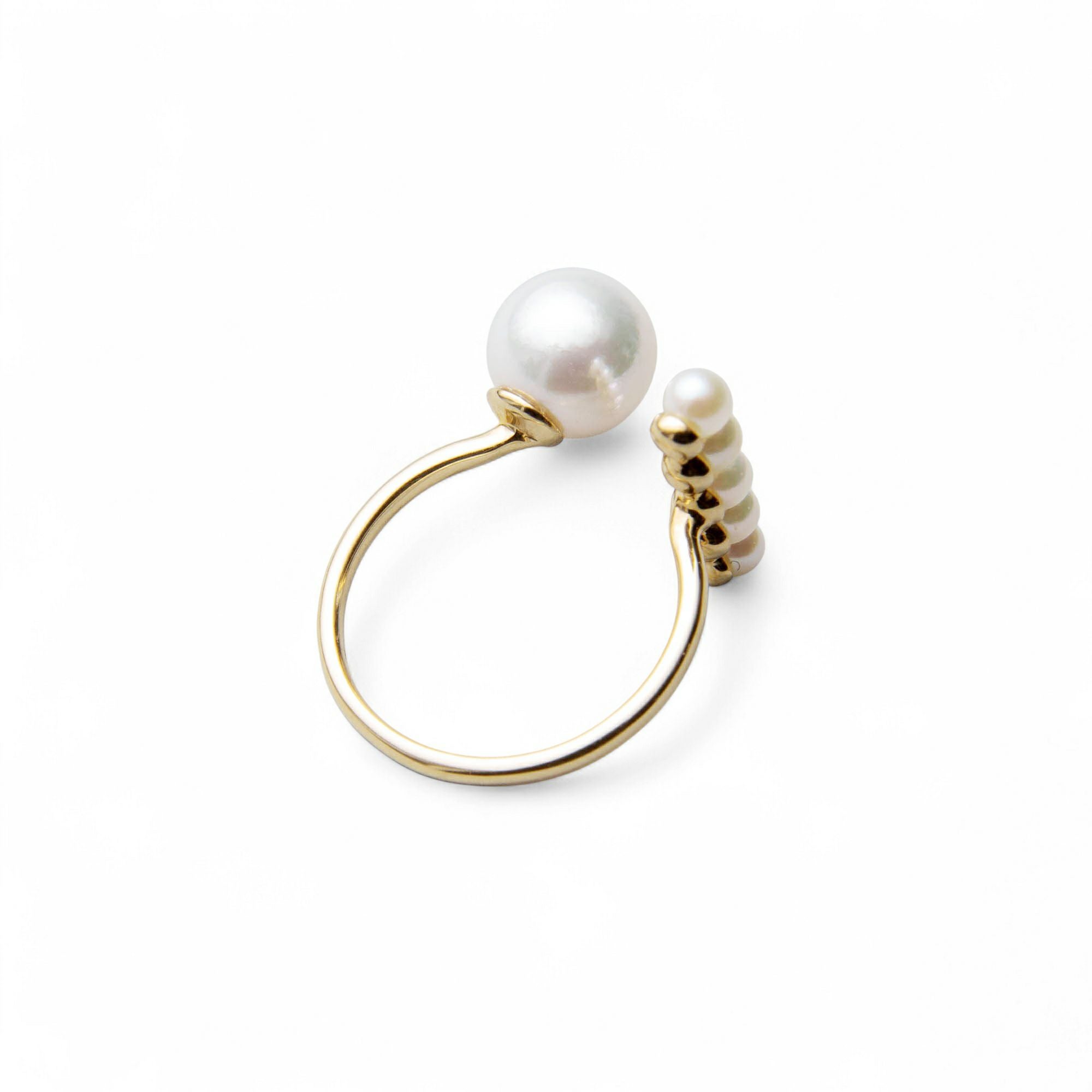 enSTYLE あこや真珠 リング3.0-8.0mm K10YG | あこや真珠リング