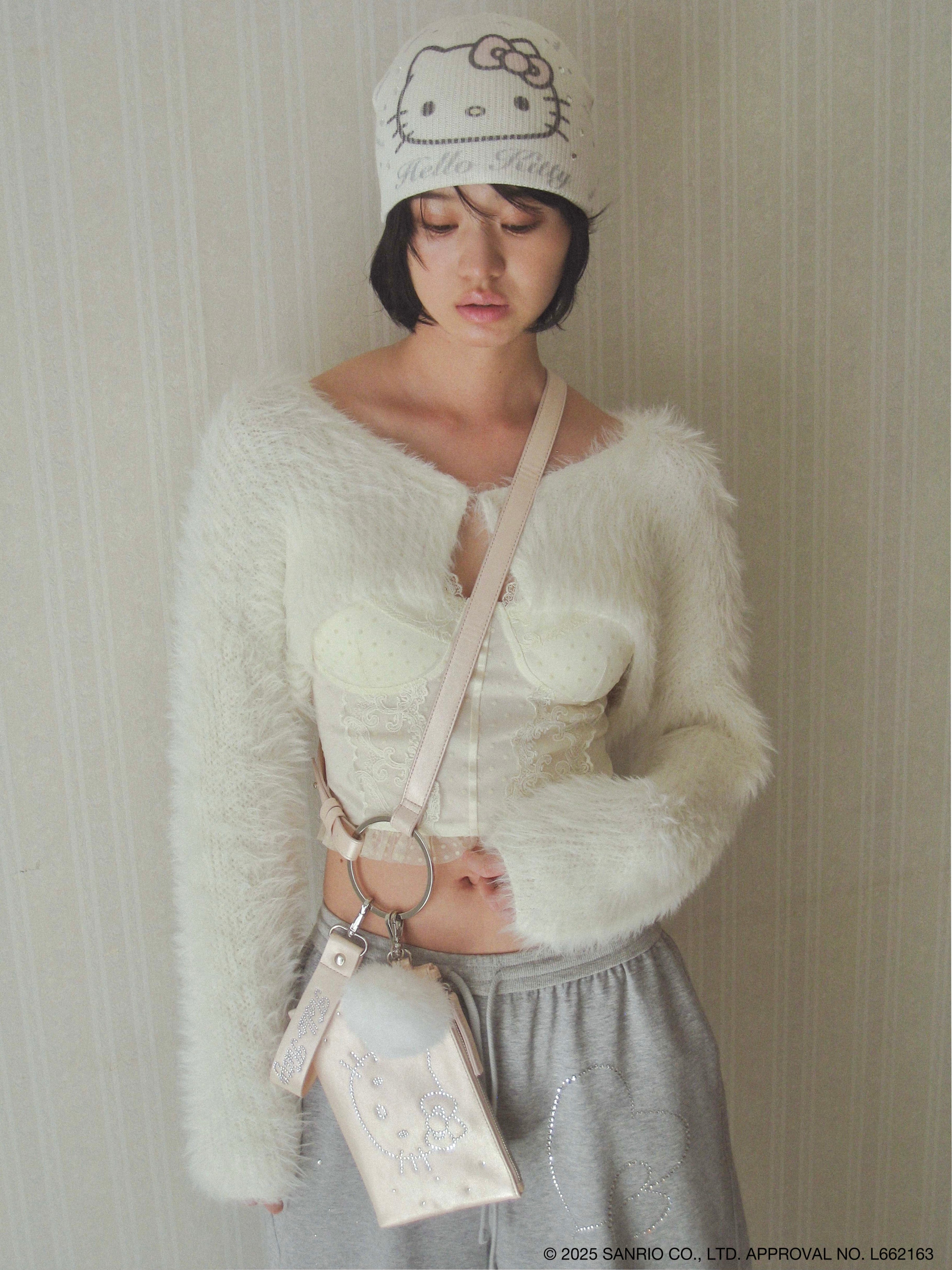 HELLO KITTY charm pouch shoulder｜PELLICULE | ぺリキュール