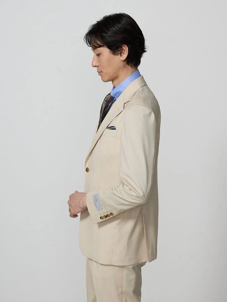 REDA】ヘリンボーン柄スーツ ベージュ | P.S.FA公式通販