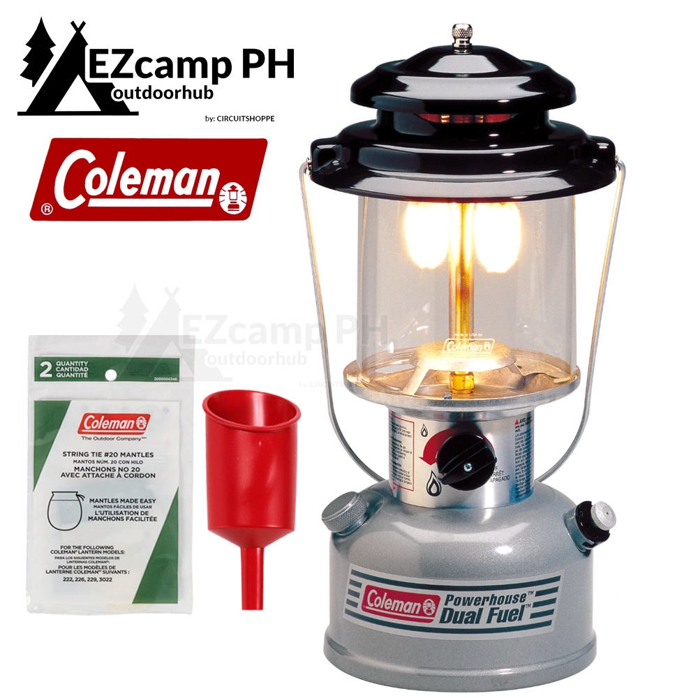 Coleman Powerhouse Dual Fuel Lantern Lamp Model 295 Outdoor