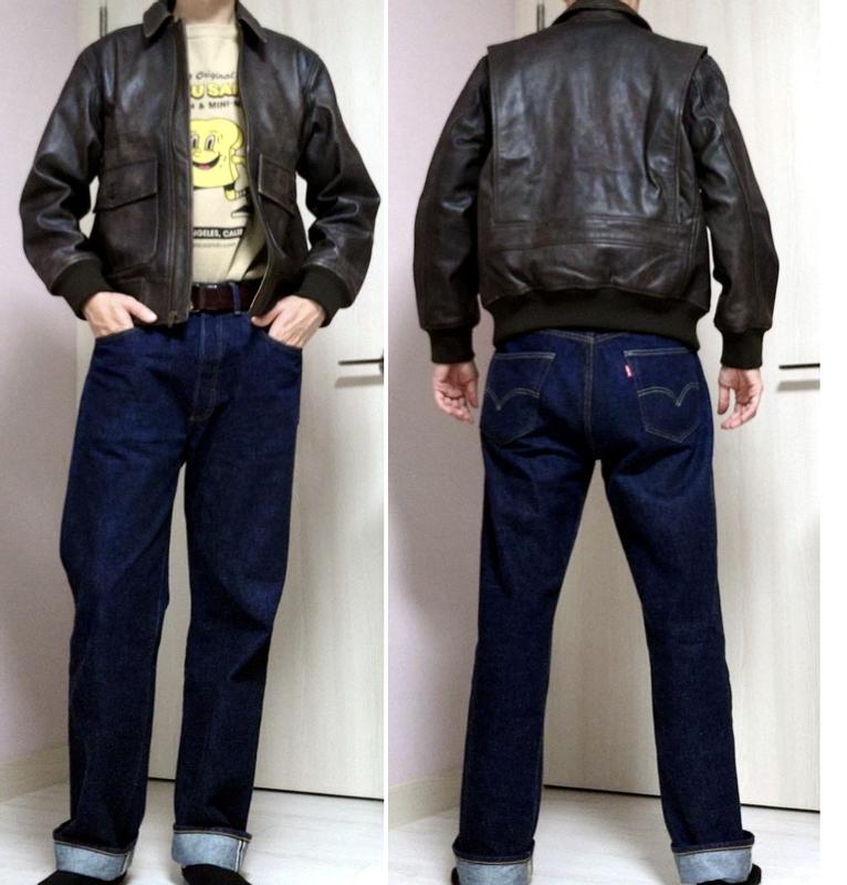 Clayton Leather Aviator Jacket - Brown | Levi's® DK