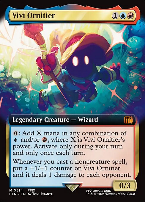 カード詳細：迷える黒魔道士、ビビ
