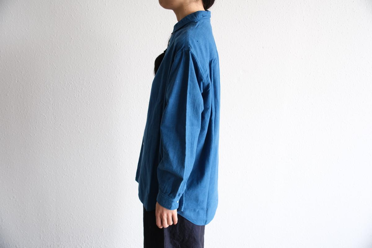 MITTAN / カディシャツ大 藍 SH-101C / unisex – PINT_MN