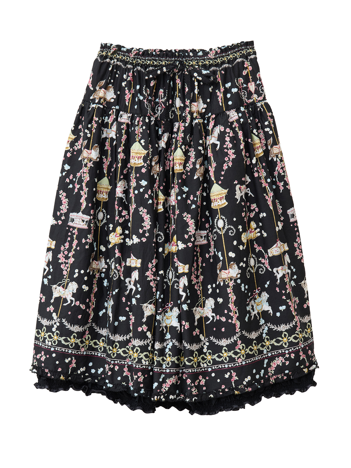 メリーゴーラウンドプリントスカート｜ピンクハウスオフィシャル