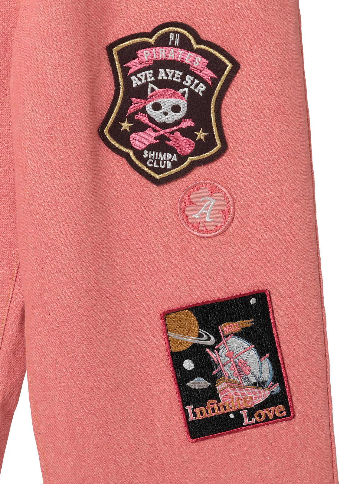 PINK HOUSE×Momoclo ワッペンいっぱいデニムパンツ｜ピンクハウス
