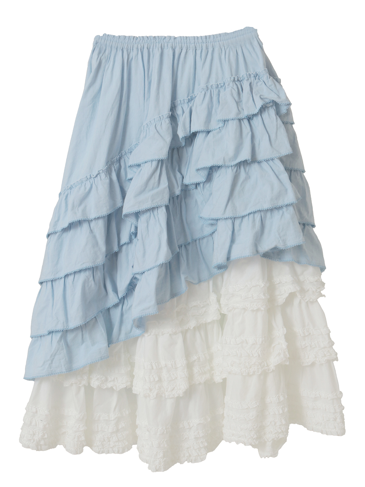 ダンガリー×ローンフリルスカート｜ピンクハウスオフィシャル