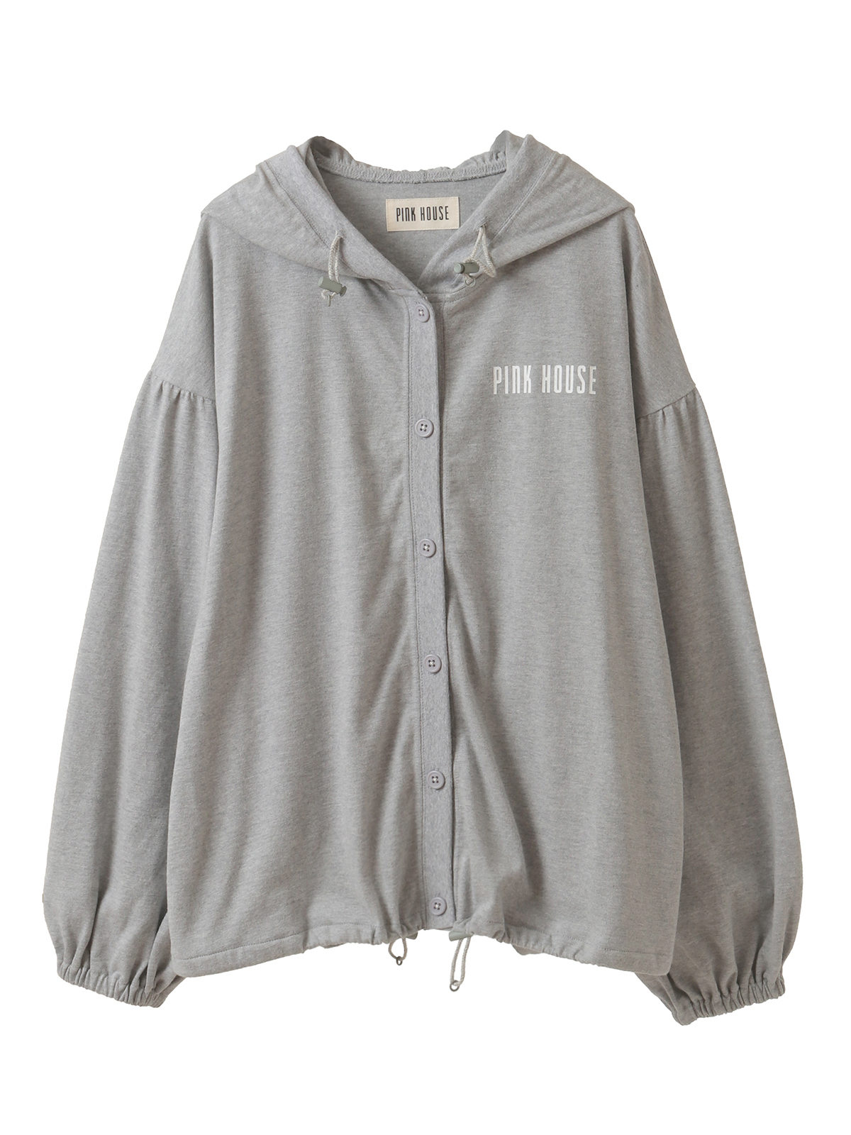 ロゴプリントフード付きカーディガン｜ピンクハウスオフィシャル
