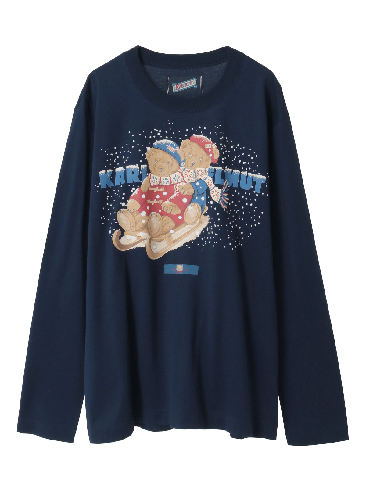 三つ子のくま冬支度プリントカットソー｜ピンクハウスオフィシャル