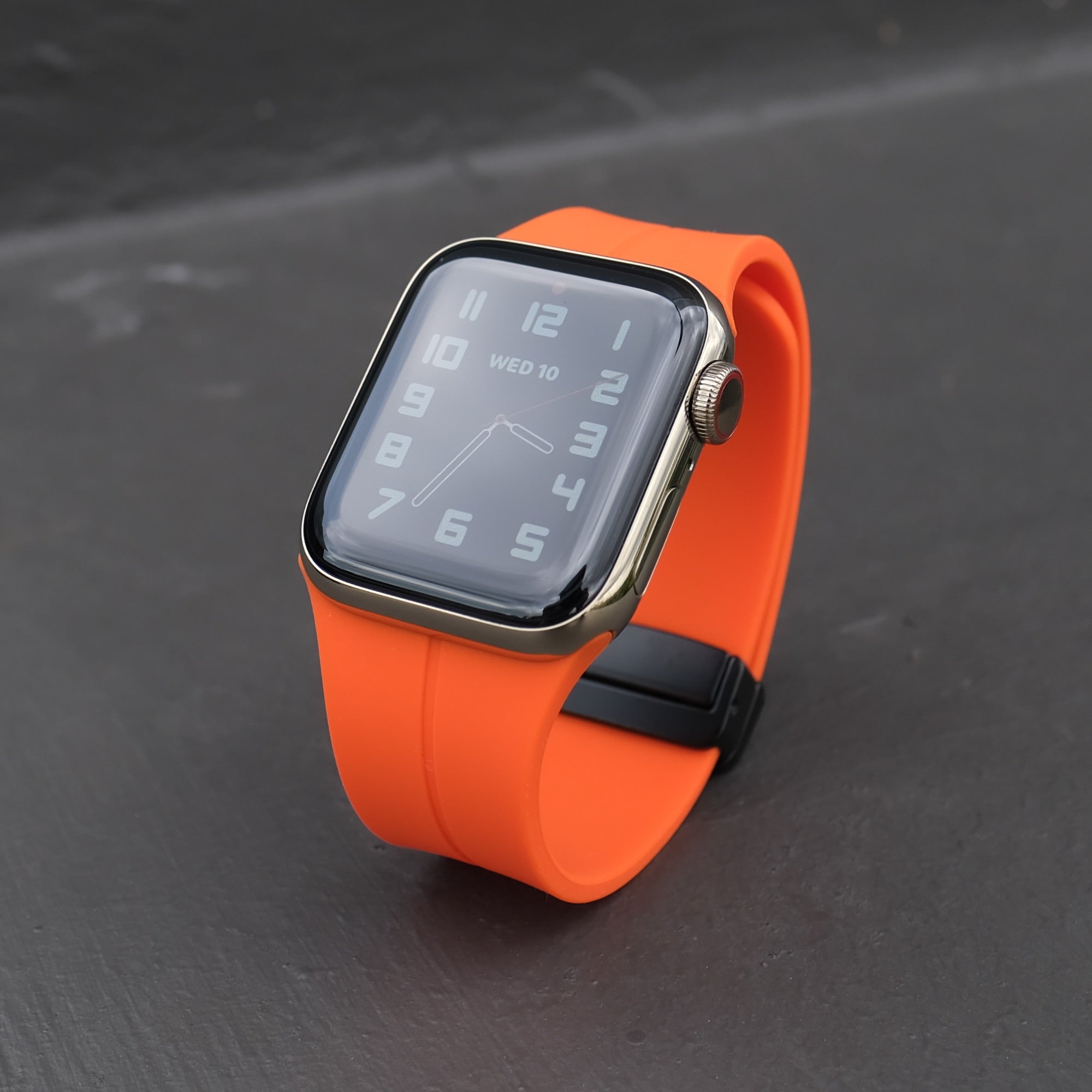 Pin & Buckle - Sport Flex Apple Watch Band - Tangerine