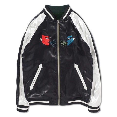 xGreatMUTA グレート・ムタ スカジャン ＜ NO TARGET