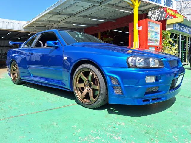 新品 ホイール交換 日産 スカイライン R34 GT-TURBO RAYS VOLK RACING
