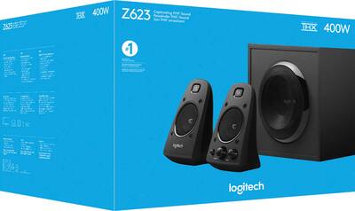 Logitech Z623 2.1 Speaker System (3 Piece) for PC Black 980-000402