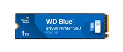 WD Blue SN580 1TB Internal SSD PCIe Gen 4 x4 NVMe WDBWMY0010BBL