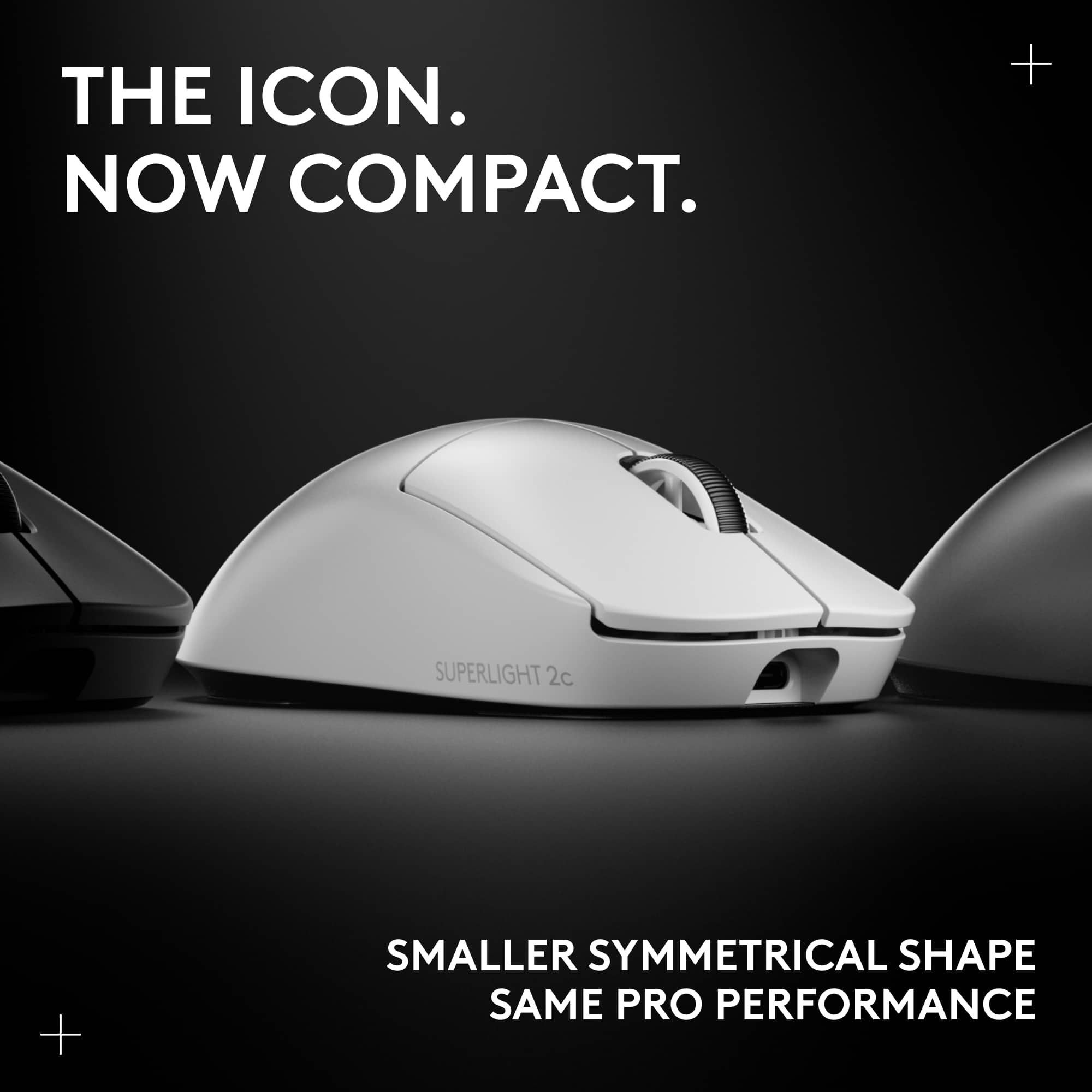 Logitech PRO X SUPERLIGHT 2c LIGHTSPEED Lightweight Compact