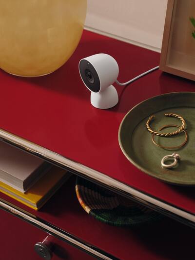 Google Nest Cam Indoor (wired, 3rd gen) Latest Model 2K Video and