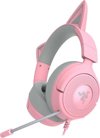 Razer Kraken Kitty V3 X Wired Over the Ear Gaming Headset for PC