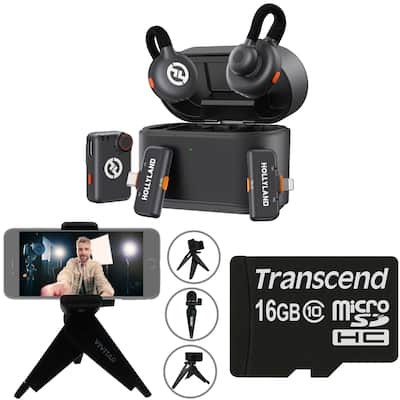 HOLLYLAND Lark M2S Ultimate Combo Mic for iPhone/Camera/Android/PC