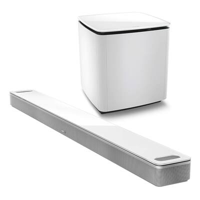 Bose Smart Ultra Soundbar with Bass Module 700 Subwoofer White