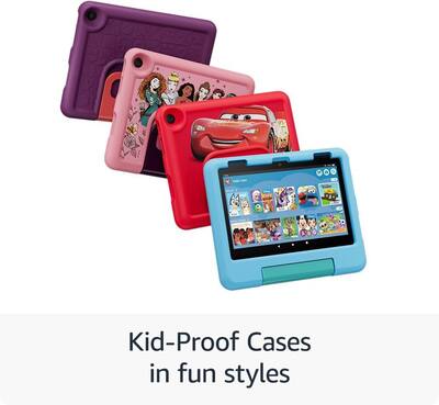 Amazon Fire HD 8 Kids tablet, ages 3 7 | 3GB memory, 13 hr battery