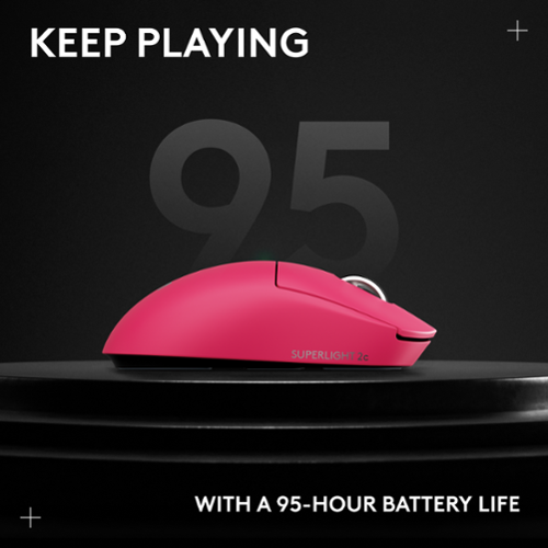 Logitech PRO X SUPERLIGHT 2c LIGHTSPEED Lightweight Compact