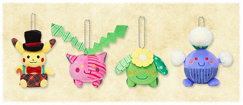 pokemon chiku-chiku sewing」のグッズ登場。おめかしした姿がかわいい