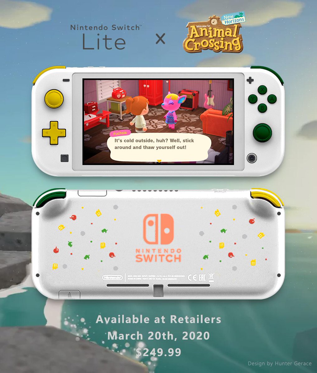 あつ森】ニンテンドースイッチライトのどうぶつの森デザインが話題