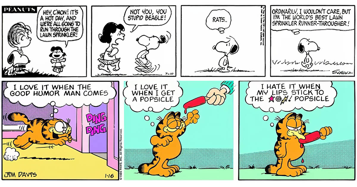 裏話】スヌーピーとガーフィールドの意外な接点！？ – ぽりとぴ