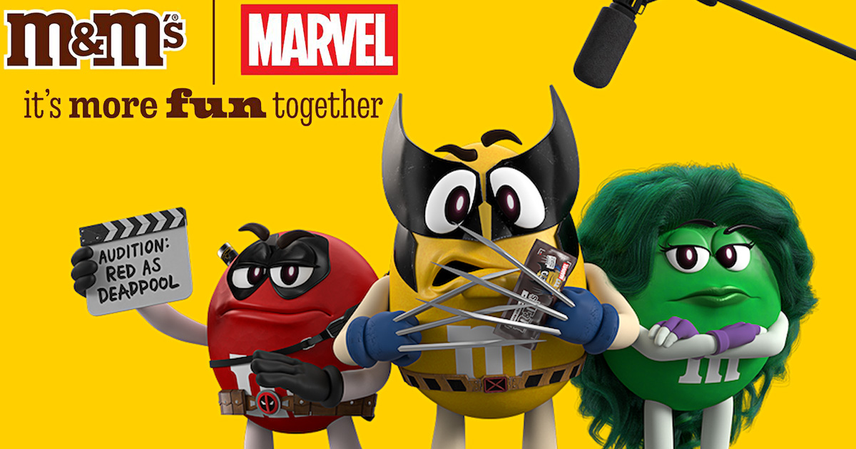 マーベルヒーロー？ それともおやつ？ M&M'S、65カ国で甘い挑戦 – ぽりとぴ