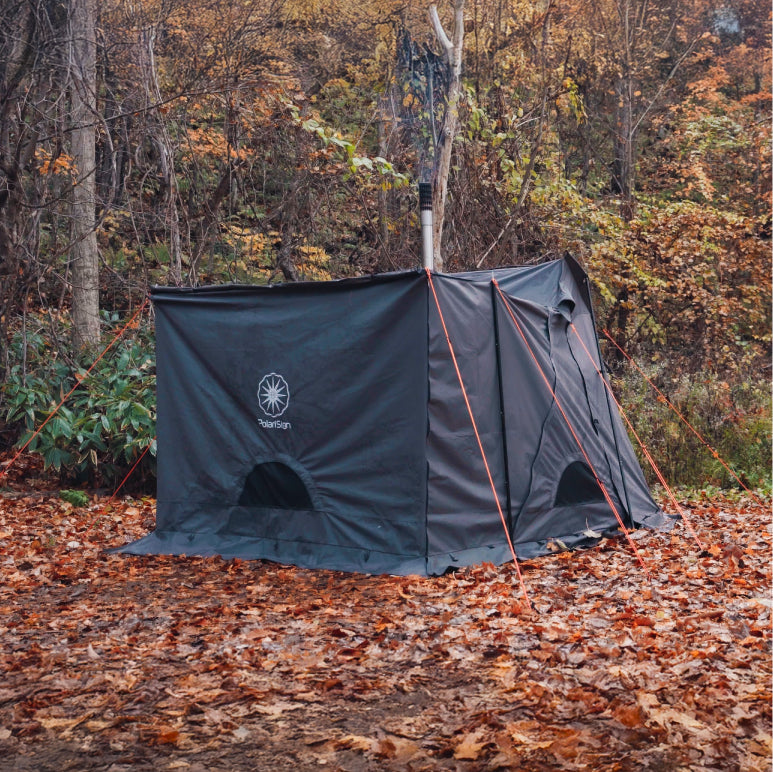 台形型ソロテントOwL本体+前幕オプション付きフルセット – PolariSign