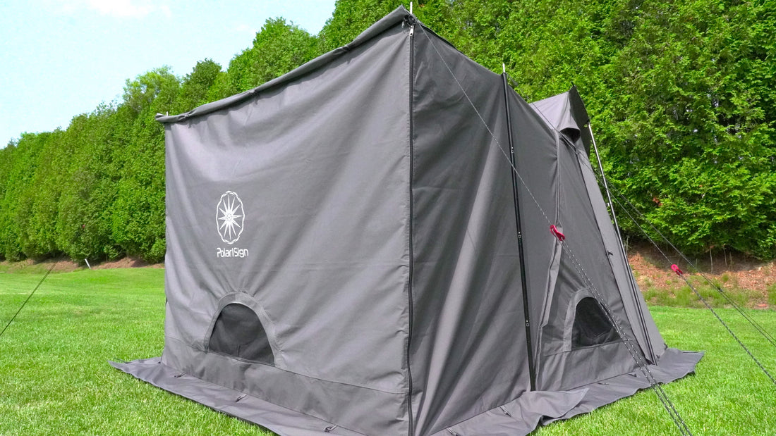 OwL用前幕 （台形型ソロテントオウル用）薪ストーブも出来るテントを