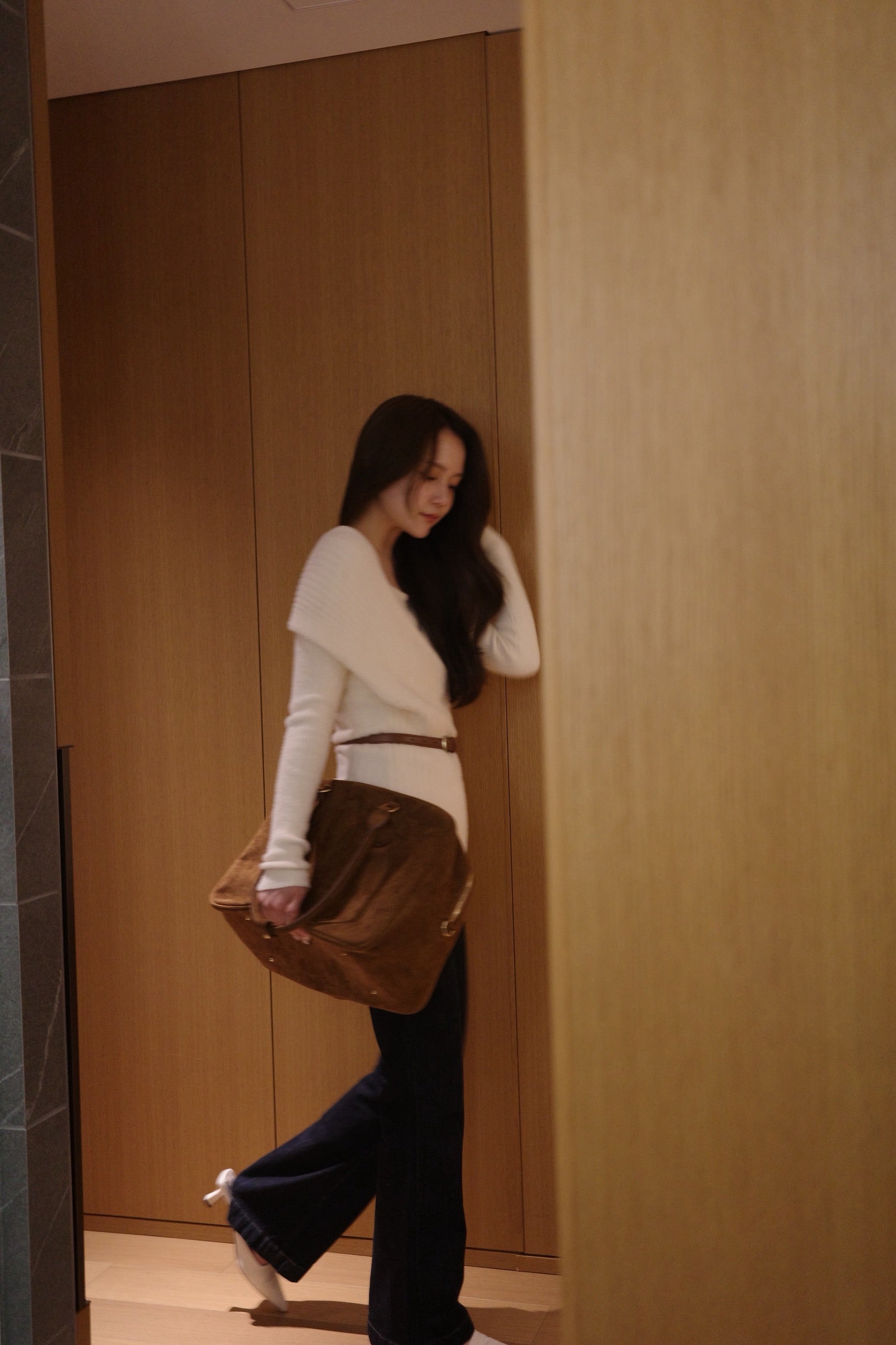 ベルトセットカシュクールオフショルダーニット – poláura OFFICIAL